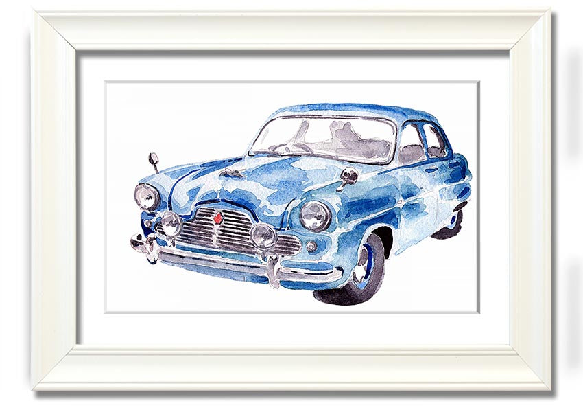 American Classic 4 framed print showcasing elegant design and multiple frame color options, handmade in the UK.