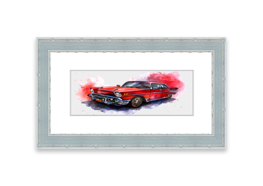 American Classic 7 Cornwall framed print in various frame colours, showcasing elegant design and craftsmanship.