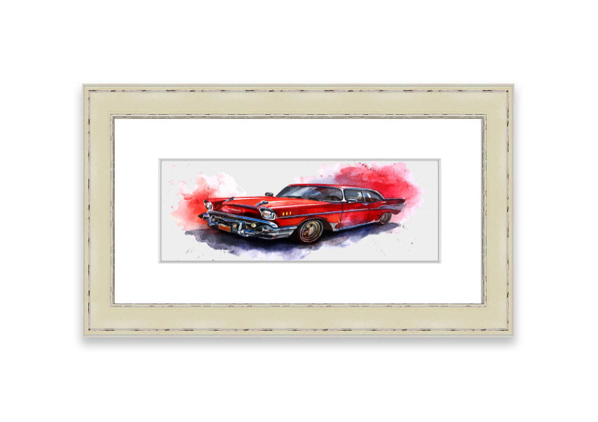 American Classic 7 Cornwall framed print in various frame colours, showcasing elegant design and craftsmanship.