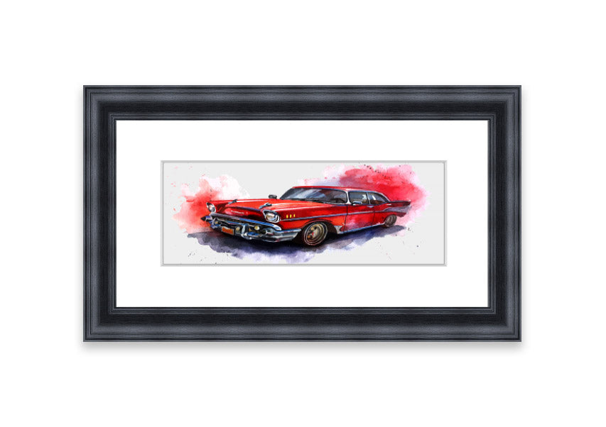 American Classic 7 Cornwall framed print in various frame colours, showcasing elegant design and craftsmanship.