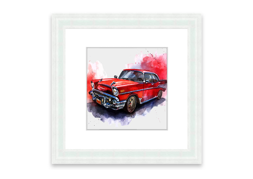 American Classic 7 Cornwall framed print in various frame colours, showcasing elegant design and craftsmanship.