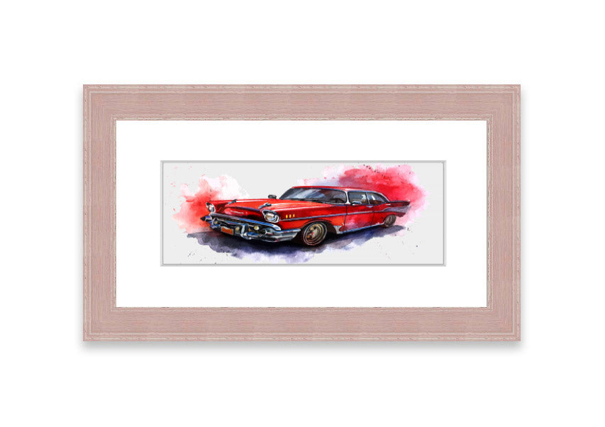 American Classic 7 Cornwall framed print in various frame colours, showcasing elegant design and craftsmanship.