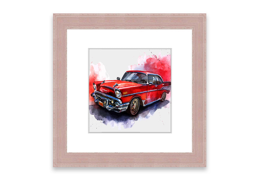 American Classic 7 Cornwall framed print in various frame colours, showcasing elegant design and craftsmanship.