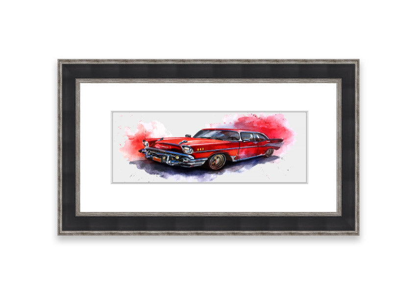 American Classic 7 Cornwall framed print in various frame colours, showcasing elegant design and craftsmanship.