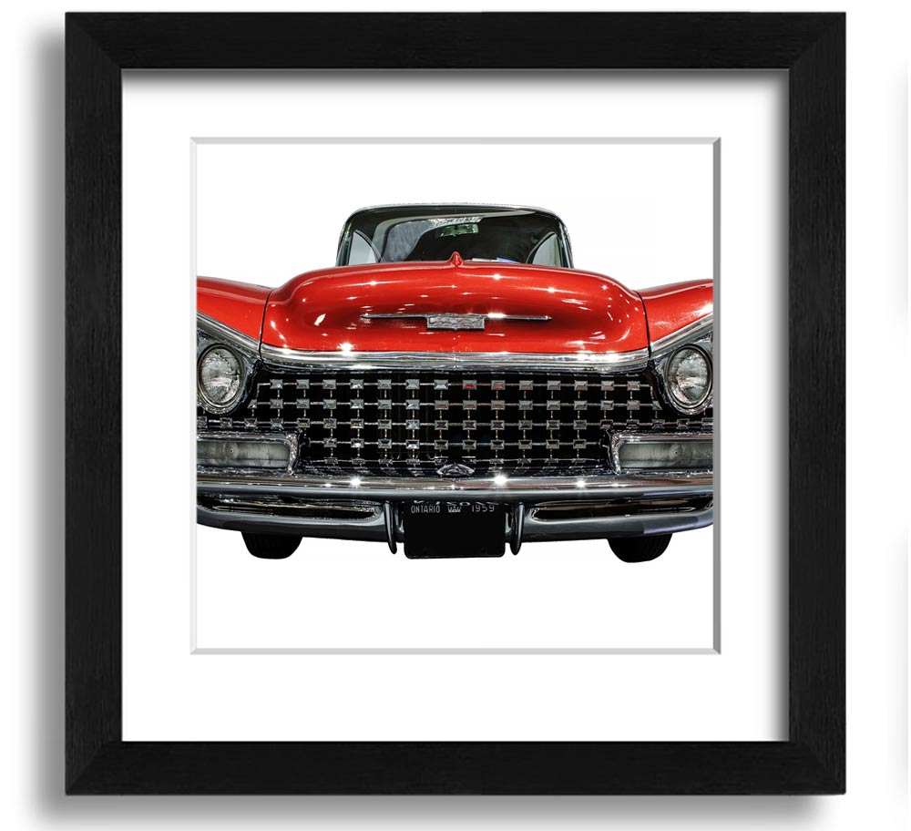 American Classic 8 Square Framed Print in various frame colors, handmade in the UK, ready to hang.