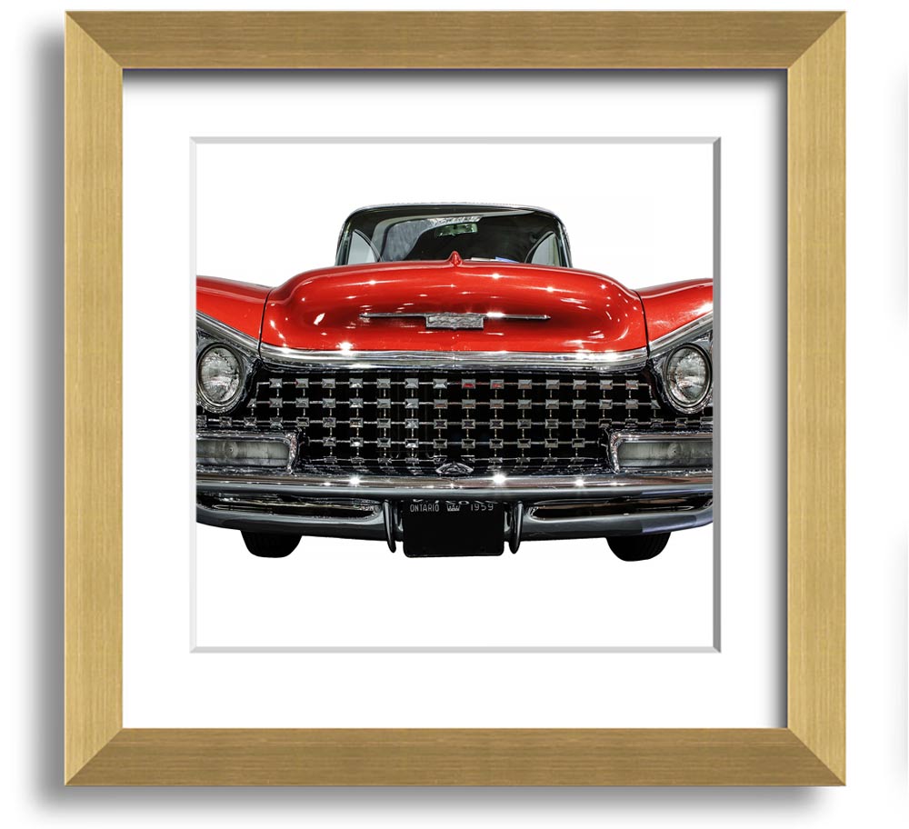 American Classic 8 Square Framed Print in various frame colors, handmade in the UK, ready to hang.