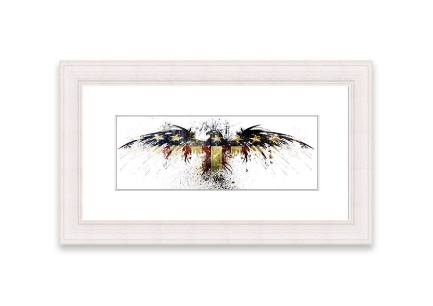 American Eagle 2 Cornwall framed print showcasing a majestic eagle in a beautifully crafted frame, available in various colors.