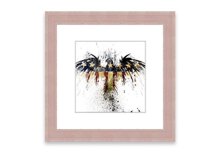 American Eagle 2 Cornwall framed print showcasing a majestic eagle in a beautifully crafted frame, available in various colors.