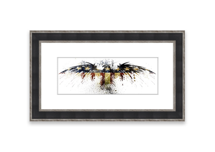 American Eagle 2 Cornwall framed print showcasing a majestic eagle in a beautifully crafted frame, available in various colors.