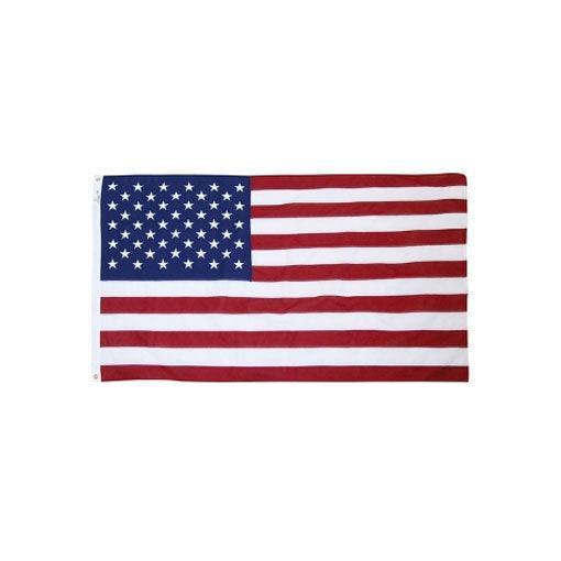 American Flag 5ft x 9.5ft Cotton by Valley Forge, showcasing vibrant colors and durable fabric.