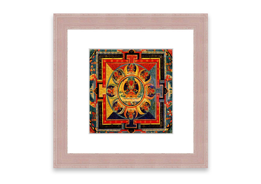 Amitayus Cornwall framed print showcasing serene imagery, available in various frame colours.