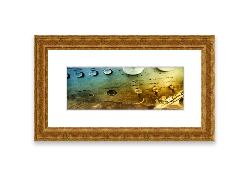 Amp It Up Cornwall framed print showcasing vibrant colors and landscape, available in various frame colors.