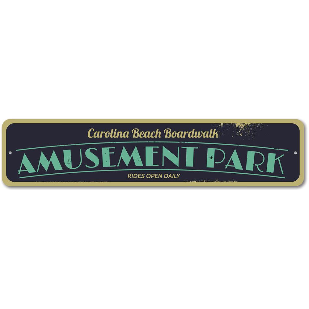 "Amusement Park sign, Carolina Beach."