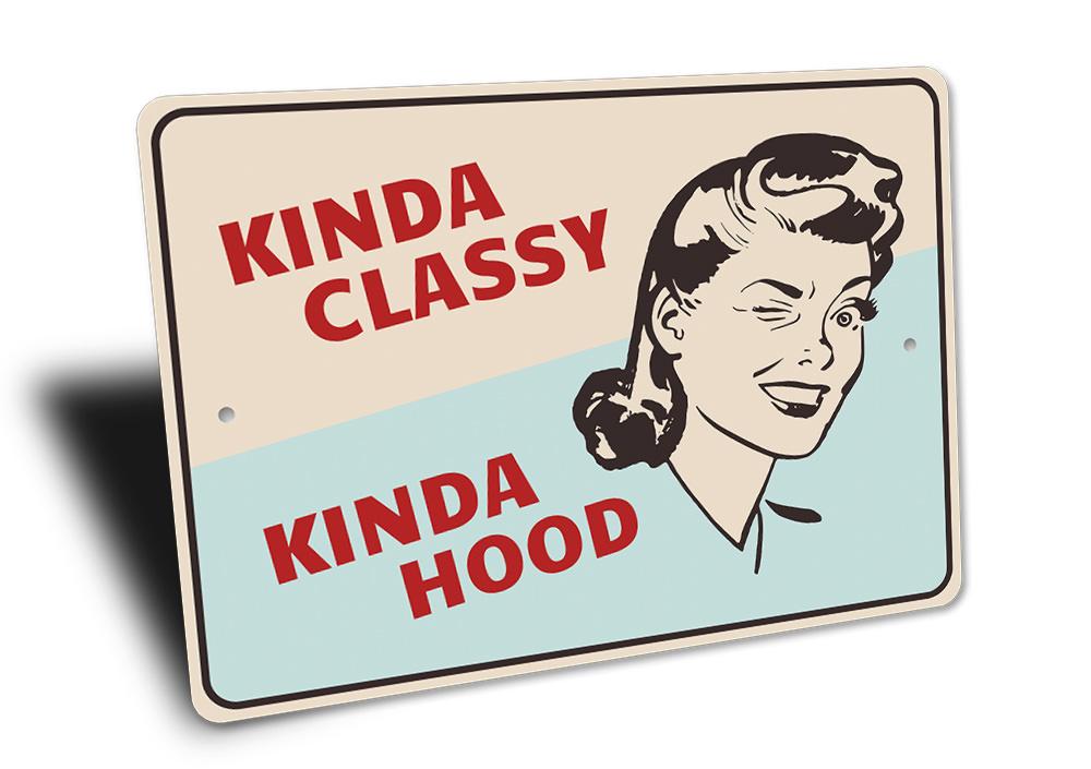 Amusing Character Sign featuring a humorous design, made from high-quality aluminum, perfect for wall decoration.