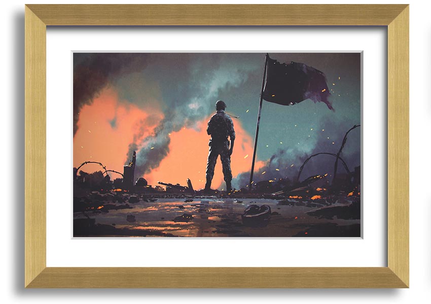 Framed print of 'Amy In The Smoke', showcasing intricate details and available in various frame colors.