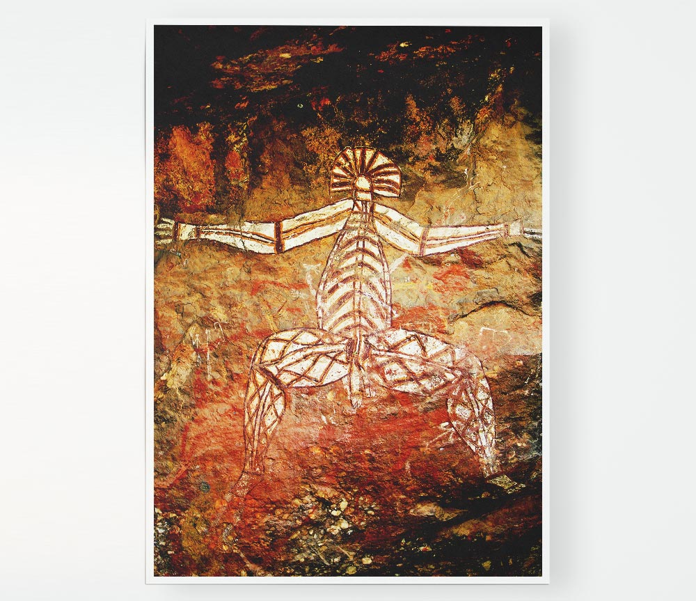 A high-quality canvas poster featuring intricate designs of Ancient Cave Art, showcasing historical artistic expressions.