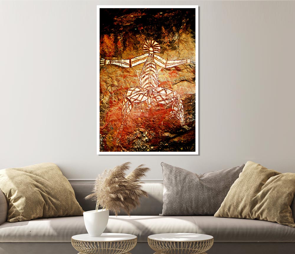 A high-quality canvas poster featuring intricate designs of Ancient Cave Art, showcasing historical artistic expressions.