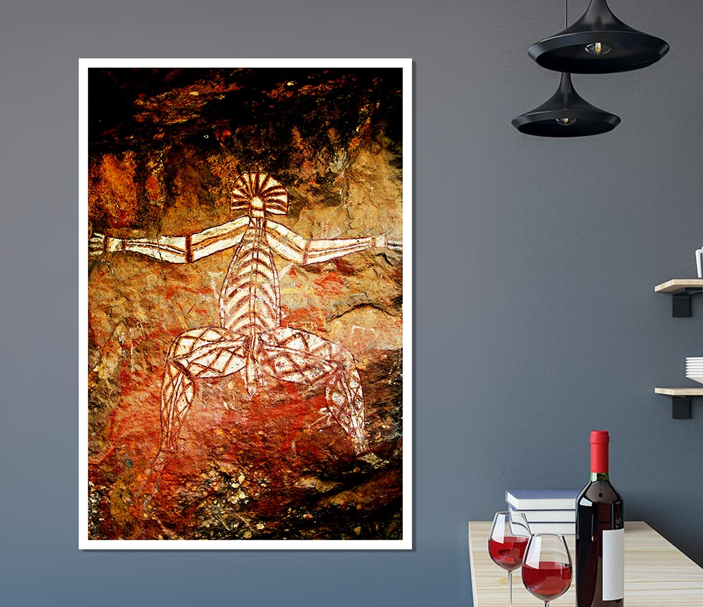 A high-quality canvas poster featuring intricate designs of Ancient Cave Art, showcasing historical artistic expressions.