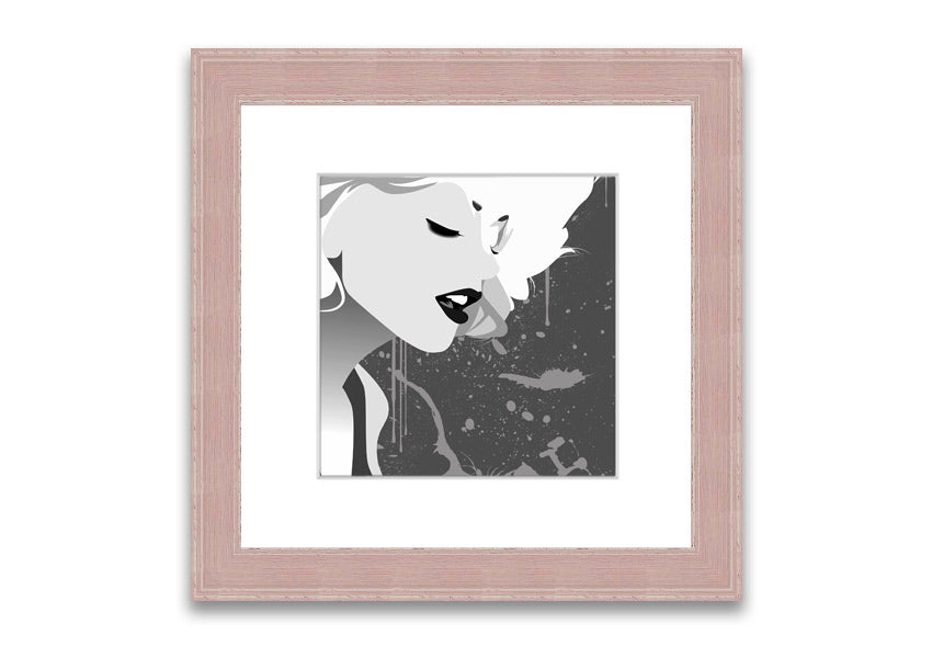 Angel Face Grey framed print showcasing a serene Cornwall landscape, elegantly framed and ready to hang.