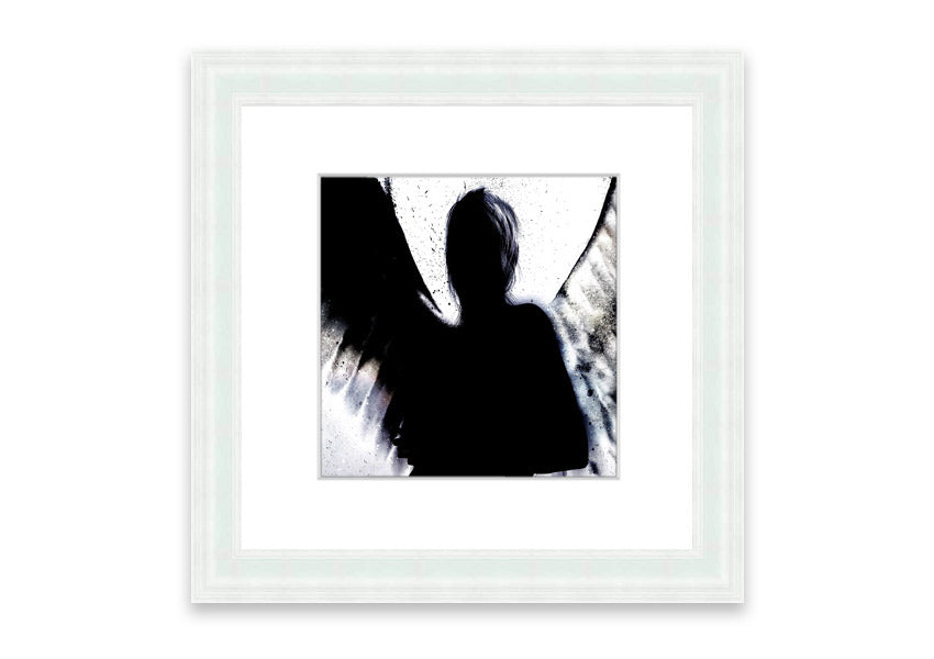 Angel Shadow Cornwall framed print showcasing a beautiful landscape, handmade in the UK with multiple frame color options.