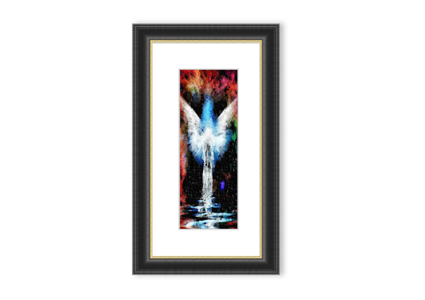 Angel Vision Cornwall framed print showcasing a beautiful landscape, available in various frame colours, ready to hang.