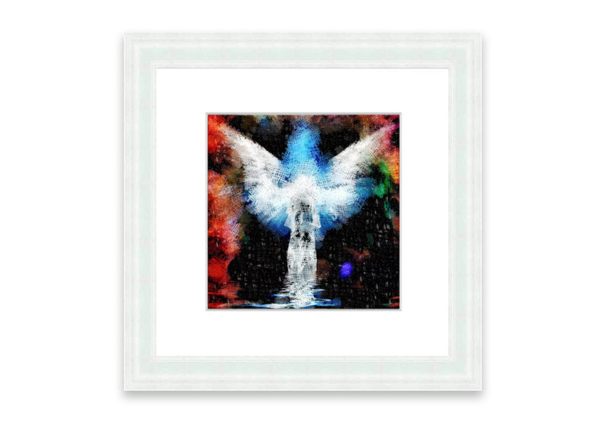 Angel Vision Cornwall framed print showcasing a beautiful landscape, available in various frame colours, ready to hang.