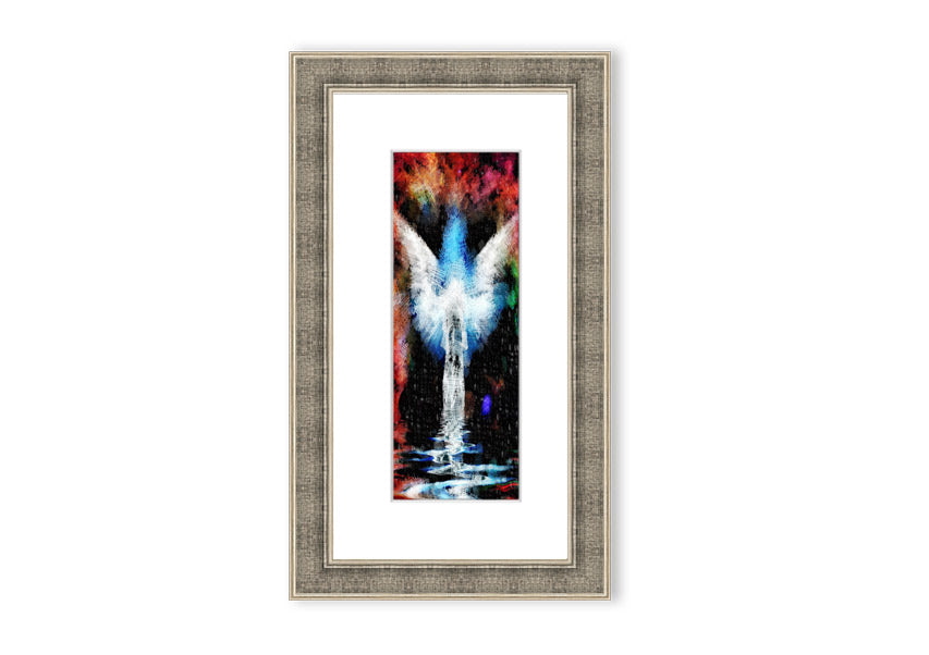 Angel Vision Cornwall framed print showcasing a beautiful landscape, available in various frame colours, ready to hang.