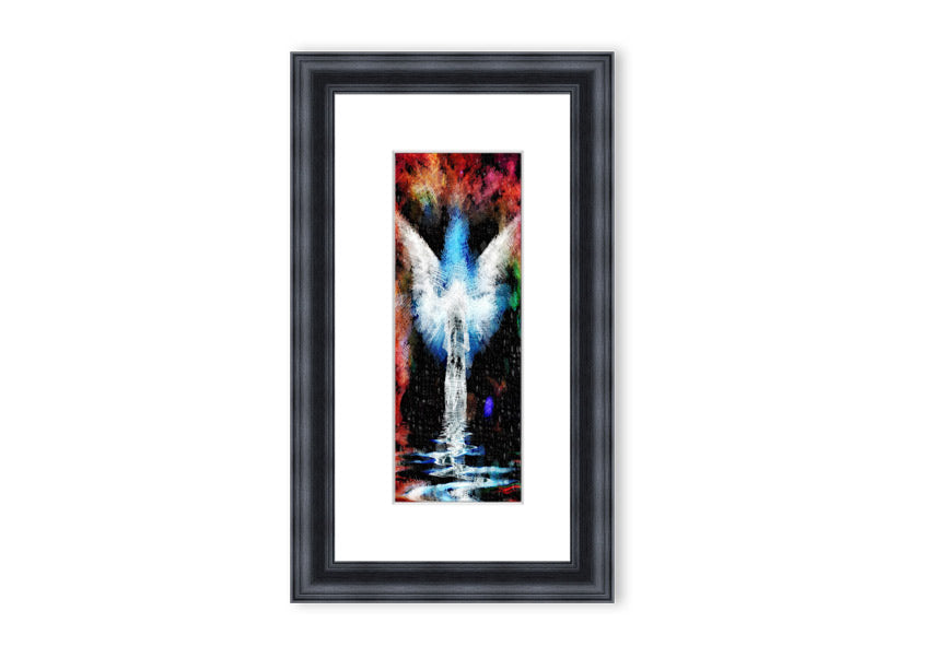 Angel Vision Cornwall framed print showcasing a beautiful landscape, available in various frame colours, ready to hang.