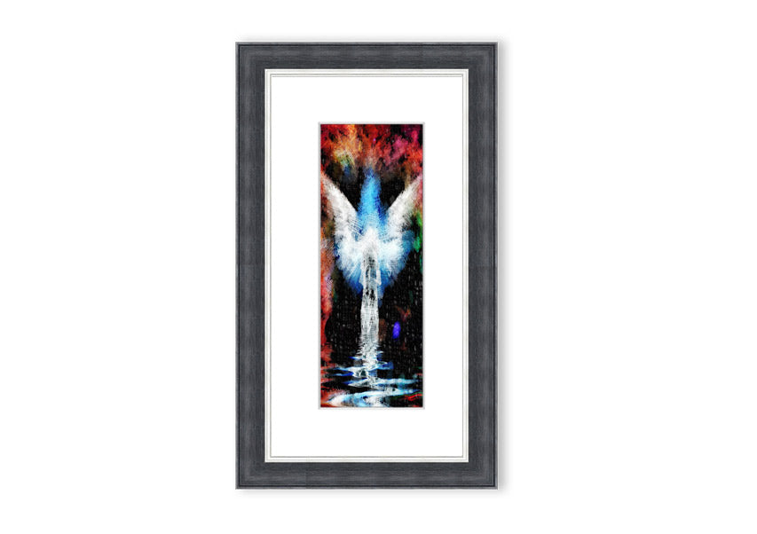 Angel Vision Cornwall framed print showcasing a beautiful landscape, available in various frame colours, ready to hang.