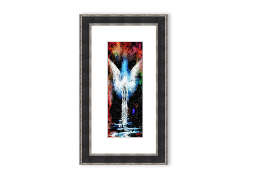 Angel Vision Cornwall framed print showcasing a beautiful landscape, available in various frame colours, ready to hang.