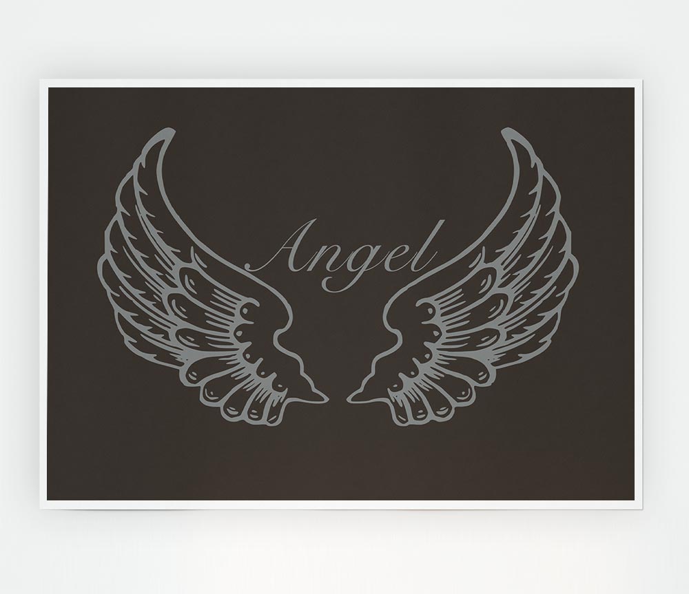 A beautiful canvas poster featuring Angel Wings Chocolate design, showcasing vibrant colors and intricate details, perfect for home decor.