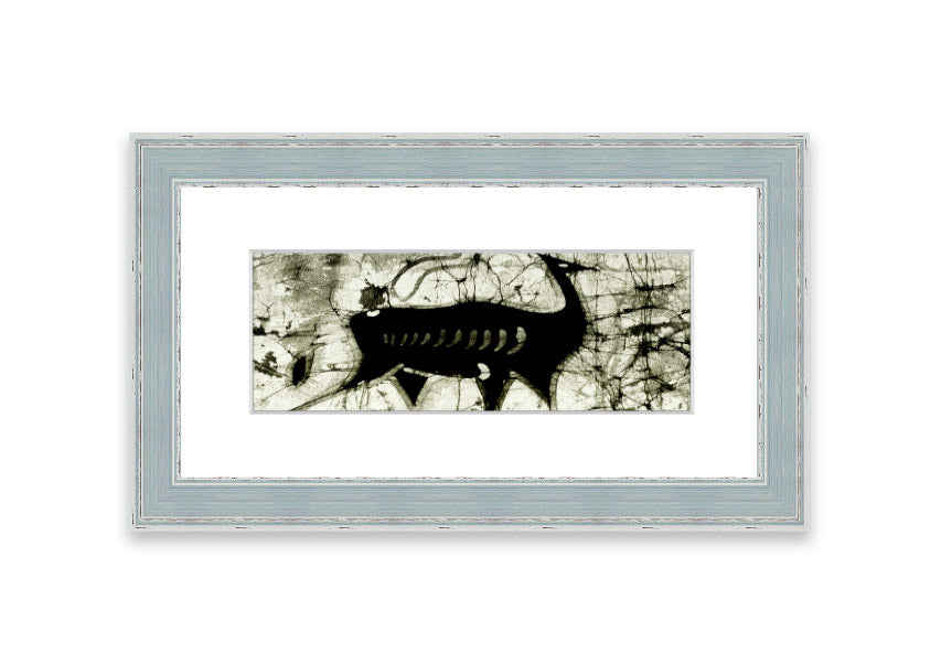 Animal Forest Ethnic framed print featuring vibrant colors and ethnic design, handmade in the UK.