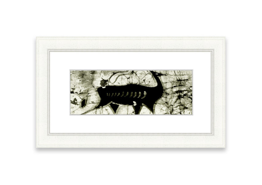 Animal Forest Ethnic framed print featuring vibrant colors and ethnic design, handmade in the UK.