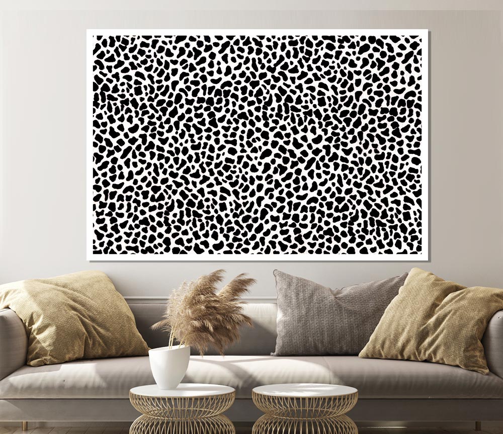 A vibrant Animal Print poster on high-quality canvas, showcasing intricate patterns and colors, ready for display or framing.