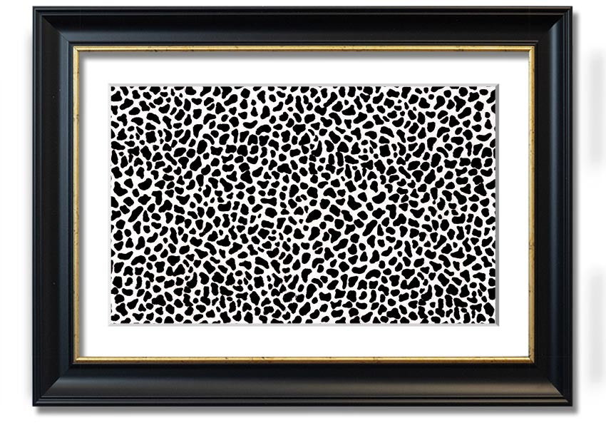 A beautifully framed Animal Print artwork, showcasing vibrant colors and intricate details, ready to hang on your wall.