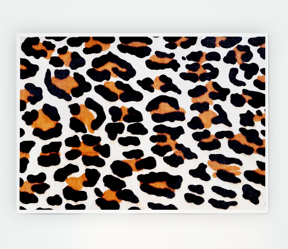 A vibrant Animal Skin poster printed on high-quality canvas, showcasing intricate patterns and textures.