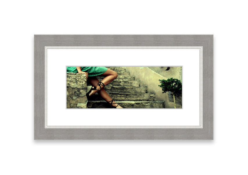 Another Perspective 3 framed print showcasing a beautiful Cornwall landscape, available in various frame colors.