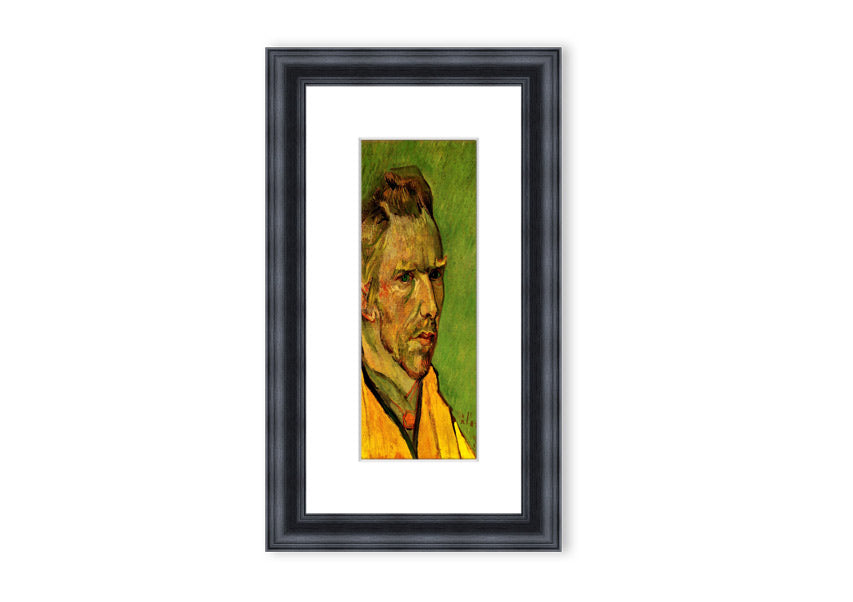 Framed print of Van Gogh's Another Self Portrait, showcasing vibrant colors and intricate details.