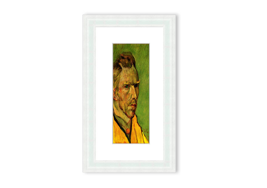 Framed print of Van Gogh's Another Self Portrait, showcasing vibrant colors and intricate details.