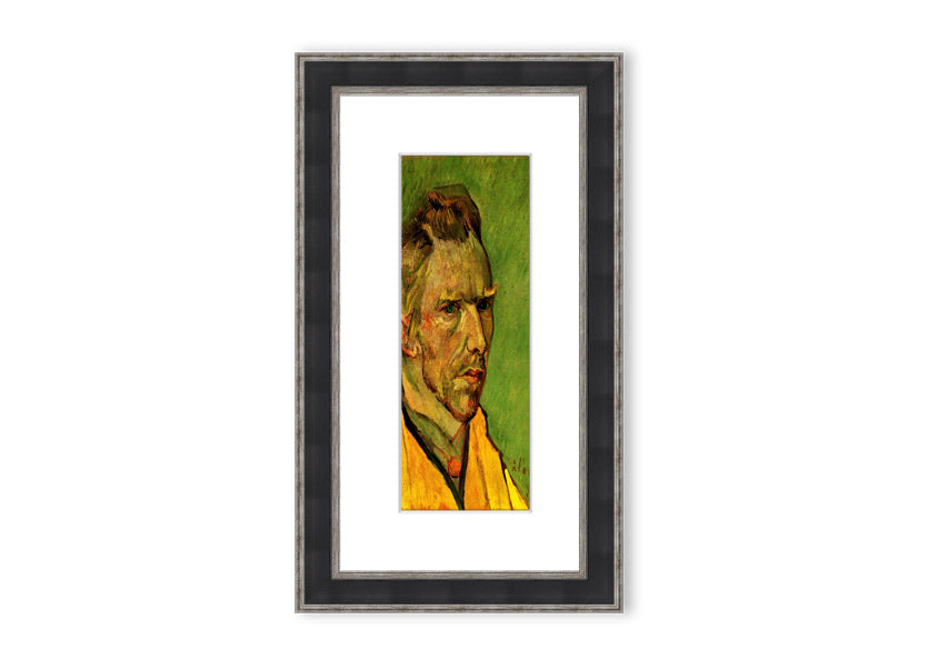 Framed print of Van Gogh's Another Self Portrait, showcasing vibrant colors and intricate details.