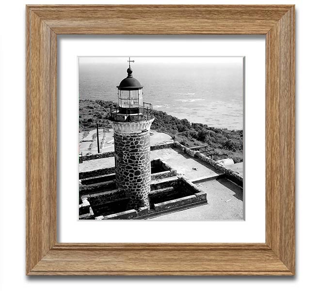 Ansel Adams Faro Isla De Culebritas 2 framed print showcasing serene island landscape.