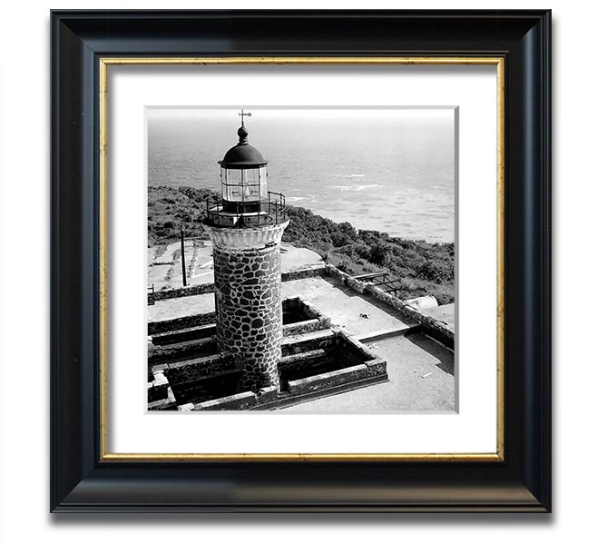 Ansel Adams Faro Isla De Culebritas 2 framed print showcasing serene island landscape.