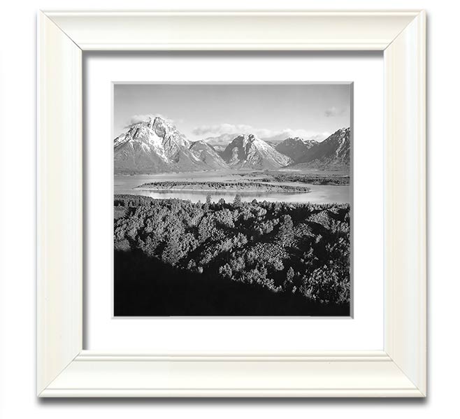 Ansel Adams Signal Hill framed print showcasing stunning landscape photography of Grand Teton, beautifully framed and ready to hang.