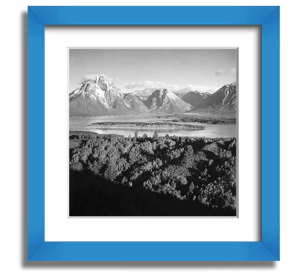 Ansel Adams Signal Hill framed print showcasing stunning landscape photography of Grand Teton, beautifully framed and ready to hang.