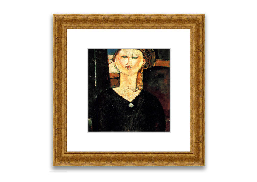 Framed print of 'Antonia By Modigliani' showcasing elegant artwork in a stylish frame.