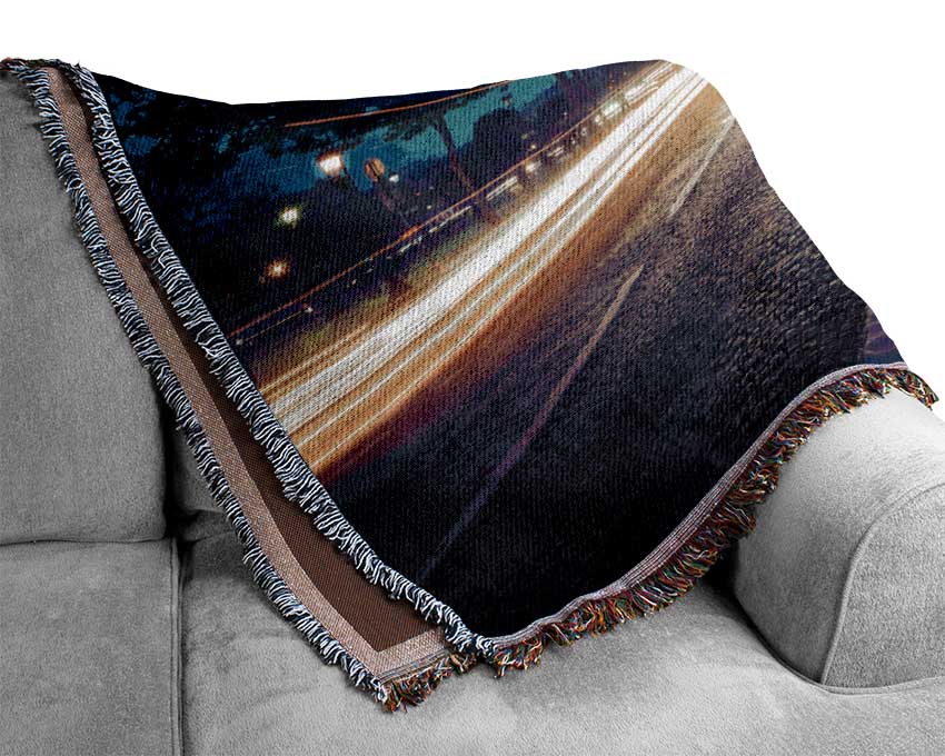 Luxurious Arc De Triomphe 11 throw blanket made from 100% cotton, featuring a thermal weave design, perfect for enhancing home decor.