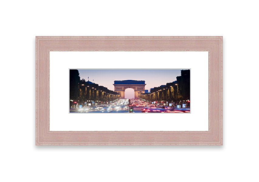 Arc De Triomphe 10 framed print showcasing vibrant colors and intricate details, available in multiple frame colors.