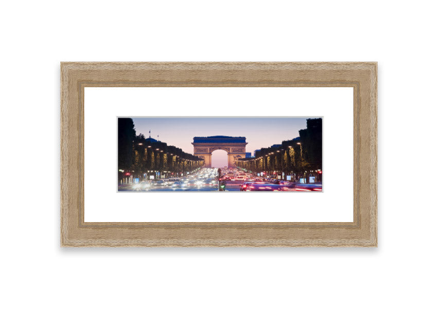 Arc De Triomphe 10 framed print showcasing vibrant colors and intricate details, available in multiple frame colors.