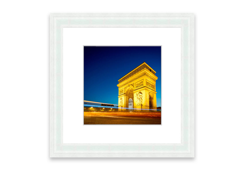 Arc De Triomphe 5 framed print showcasing the iconic monument, elegantly framed in a stylish color.