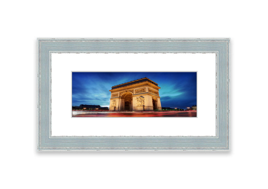 Arc De Triomphe 7 framed print in multiple frame colours, showcasing intricate details and vibrant colors.